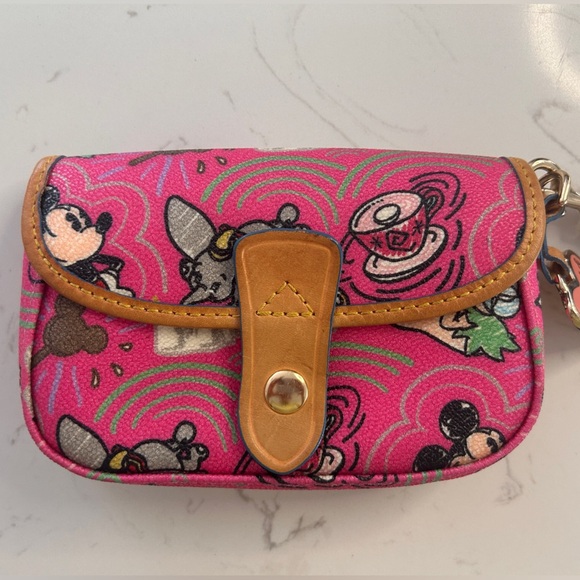 Dooney & Bourke Vintage Disney Flap Wristlet, Collectors Item, RARE, Like New! - Picture 1 of 15